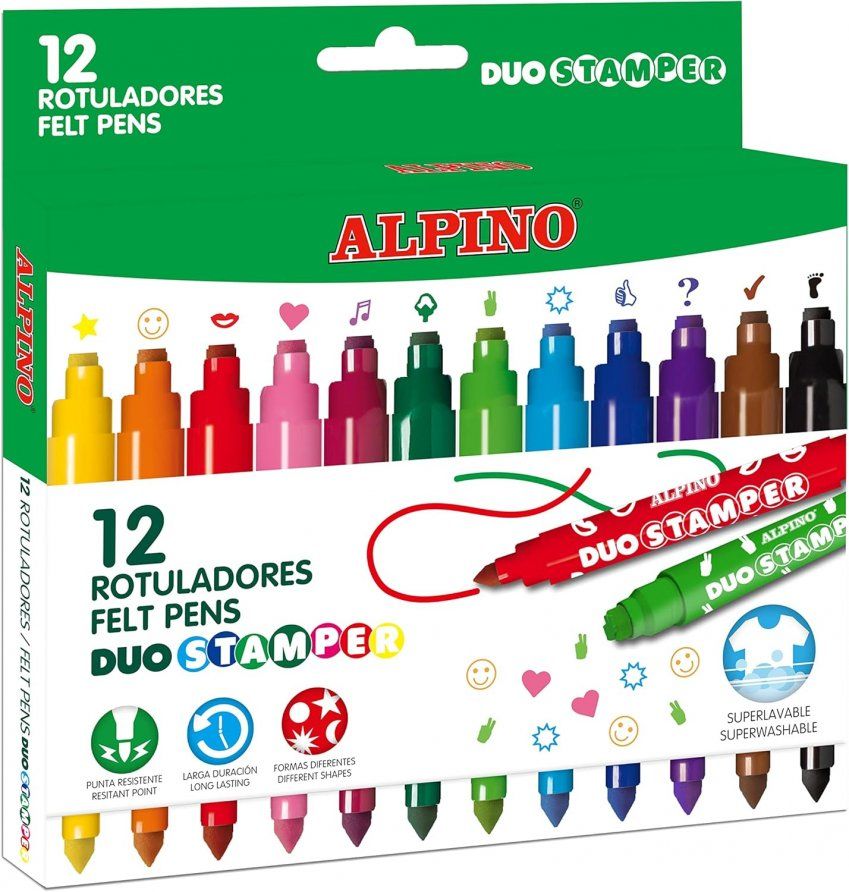 1. Rotuladores alpino sellos