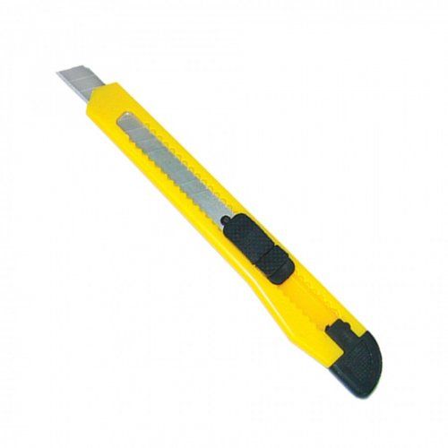 cutter guia de plastico basic cuchilla de 9 mm mtl