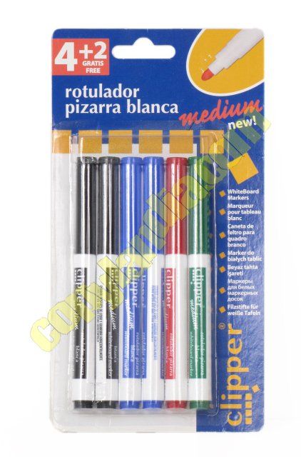 Rotuladores de pizarra blanca Clipper